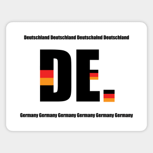 Deutschland- Germany -DE Sticker